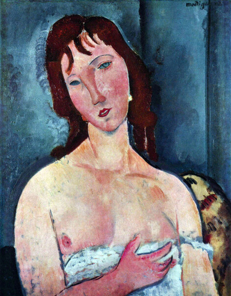 Modigliani - Young Frau by Modigliani